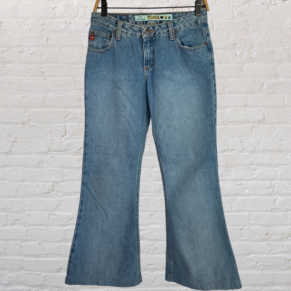 Y2K Low Rise Flare Mudd Jeans
